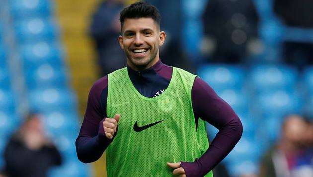Sergio Aguero scores twice as Manchester City defeated Bournemouth in their Premier League encounter. (REUTERS) Sergio Aguero scores twice as Manchester City defeated Bournemouth in their Premier League encounter. (REUTERS)