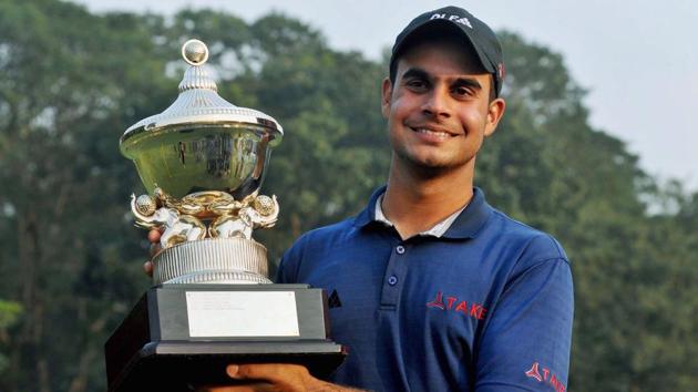 Shubankar Sharma won his his sixth professional trophy by winning the PGTI season-ending championship at the Royal Calcutta Golf Club (PTI) Shubankar Sharma won his his sixth professional trophy by winning the PGTI season-ending championship at the Royal Calcutta Golf Club (PTI)