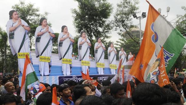Trinamool Congress on Sunday registered an emphatic victory in the Sabang assembly bypoll in West Bengal. (Samir Jana/HT PHOTO) Trinamool Congress on Sunday registered an emphatic victory in the Sabang assembly bypoll in West Bengal. (Samir Jana/HT PHOTO)