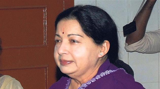 Late Tamil Nadu chief minister J Jayalalithaa in Chennai in 2011. (PTI file) Late Tamil Nadu chief minister J Jayalalithaa in Chennai in 2011. (PTI file)