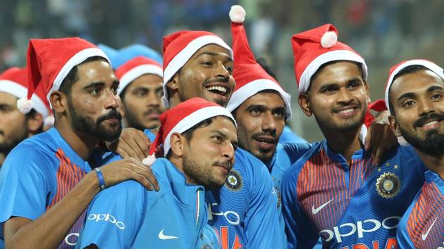 India clinched the series 3-0 after winning the third T20 by 5 wickets. (BCCI) 