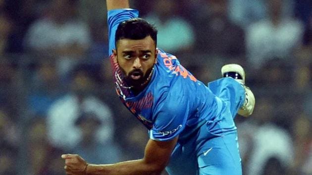 Jaydev Unadkat finished with figures of 2/15 in India’s 3rd T20 against Sri Lanka in Mumbai on Sunday. (PTI) Jaydev Unadkat finished with figures of 2/15 in India’s 3rd T20 against Sri Lanka in Mumbai on Sunday. (PTI)