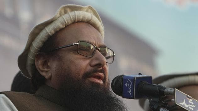 Hafiz Saeed addresses an anti American rally in Lahore. (AP Photo) Hafiz Saeed addresses an anti American rally in Lahore. (AP Photo)