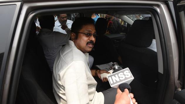 Sidelined AIADMK leader TTV Dhinakaran won the RK Nagar bypoll trouncing nearest AIADMK rival by a margin of over 40,000 votes. (HT File) Sidelined AIADMK leader TTV Dhinakaran won the RK Nagar bypoll trouncing nearest AIADMK rival by a margin of over 40,000 votes. (HT File)