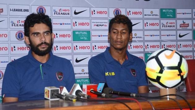 East Bengal coach Khalid Jamil (L) will look to get his sides’ fourth win on the trot against Gokulam Kerala when they face off at the Salt Lake Stadium in Kolkata on Wednesday. (AIFF) East Bengal coach Khalid Jamil (L) will look to get his sides’ fourth win on the trot against Gokulam Kerala when they face off at the Salt Lake Stadium in Kolkata on Wednesday. (AIFF)