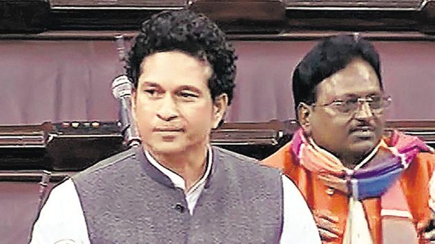 Cricket legend and Rajya Sabha member Sachin Tendulkar wants the Right of Children to Free and Compulsory Education Bill to be amended to include the Right to Play(PTI)