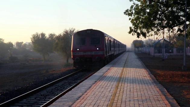 After a break of two years, the wheels are back on track at Rajasthan’s Rashidpura Khori, one of the most unique railway stations in India, for it is run and maintained solely by villagers and not railway staff. A passenger train rolled and rail operations resumed after being stopped in November 2015 for work to broad gauge the track. (Himanshu Vyas / HT Photo)