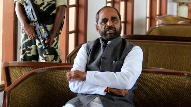 Union minister Hansraj Ahir.(Bhushan Koyande/HT File Photo)