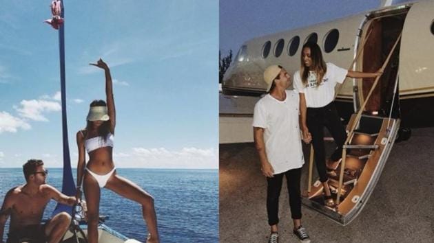 This jet-setting couple documents its life on their individual Instagram accounts, which have millions of followers. (Instagram.com) This jet-setting couple documents its life on their individual Instagram accounts, which have millions of followers. (Instagram.com)