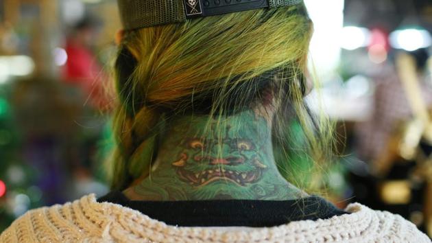 Once the mark of criminals or sex workers, for centuries tattoos have been stigmatised in China but the growing influence of celebrity culture is changing all that -- particularly for women. The trend is most evident in Shanghai, China’s most cosmopolitan city and recently dubbed “China’s tattoo mecca” by the country’s state media. (AFP)