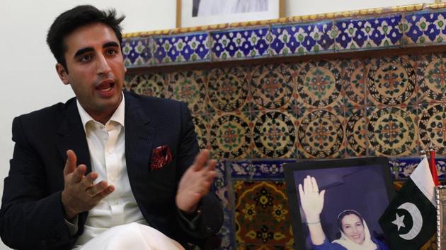 Bilawal Bhutto Zardari, chairman of the Pakistan Peoples Party (PPP), gestures during an interview with Reuters at his family residence in Naudero, some 21 kilometres (13 miles) from Larkana, October 22, 2014. (REUTERS) Bilawal Bhutto Zardari, chairman of the Pakistan Peoples Party (PPP), gestures during an interview with Reuters at his family residence in Naudero, some 21 kilometres (13 miles) from Larkana, October 22, 2014. (REUTERS)