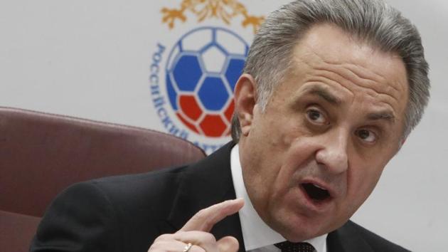 Russian Deputy Prime Minister Vitaly Mutko speaks during a news conference after the Russian Football Union's executive committee meeting in Moscow on December 25. (Reuters) Russian Deputy Prime Minister Vitaly Mutko speaks during a news conference after the Russian Football Union's executive committee meeting in Moscow on December 25. (Reuters)