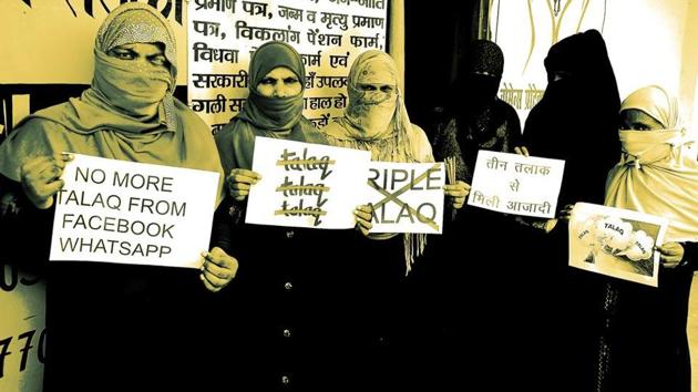 The law minister said the All India Muslim Personal Law Board, which has opposed the bill, had given an affidavit in the Supreme Court saying it would issue an advisory through its website, publications and social media platforms to tell bridegrooms at the time of ‘Nikahnama’ that they would not resort to talaq-e-biddat. (HT File Photo) The law minister said the All India Muslim Personal Law Board, which has opposed the bill, had given an affidavit in the Supreme Court saying it would issue an advisory through its website, publications and social media platforms to tell bridegrooms at the time of ‘Nikahnama’ that they would not resort to talaq-e-biddat. (HT File Photo)