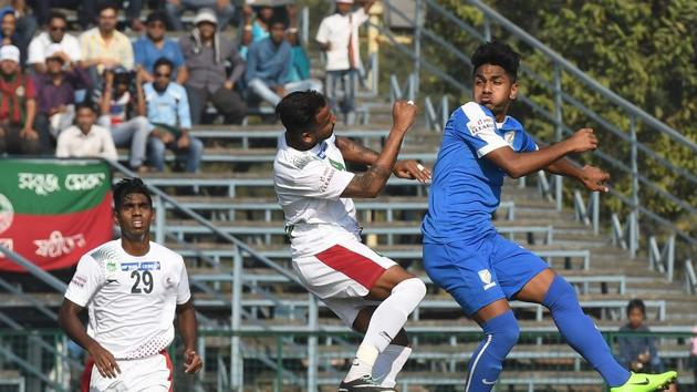 Mohun Bagan were held to a 1-1 draw against Indian Arrows and they are currently in fourth position in the I-League.(AIFF)