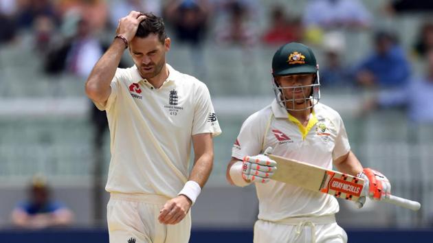 James Anderson is in the centre of a ball-tampering issue in the fourth Ashes Test in Melbourne but the Australian cricket team has not discussed the issue. (AFP) James Anderson is in the centre of a ball-tampering issue in the fourth Ashes Test in Melbourne but the Australian cricket team has not discussed the issue. (AFP)