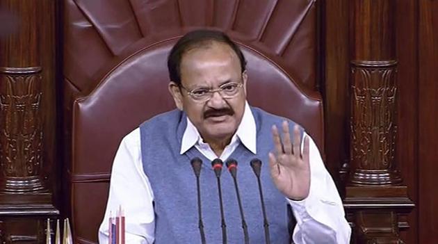 Rajya Sabha chairman M Venkaiah Naidu speaks in the House in New Delhi on Friday, during the ongoing winter session of Parliament. (PTI) Rajya Sabha chairman M Venkaiah Naidu speaks in the House in New Delhi on Friday, during the ongoing winter session of Parliament. (PTI)