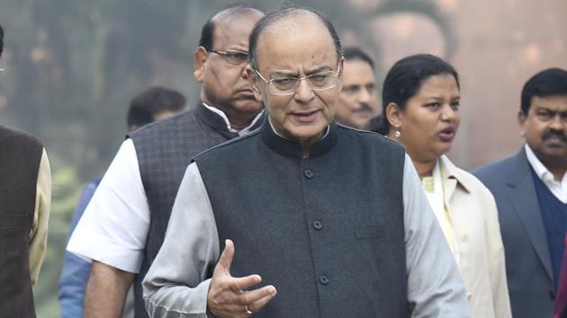 Union finance minister Arun Jaitley in Parliament in New Delhi. (Arvind Yadav/HT File Photo) Union finance minister Arun Jaitley in Parliament in New Delhi. (Arvind Yadav/HT File Photo)