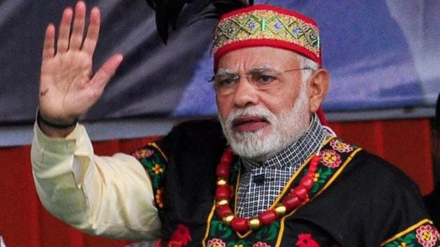 Prime Minister Narendra Modi launched BJP’s poll campaign in Meghalaya addressing a rally in Shillong. (PTI File Photo) Prime Minister Narendra Modi launched BJP’s poll campaign in Meghalaya addressing a rally in Shillong. (PTI File Photo)