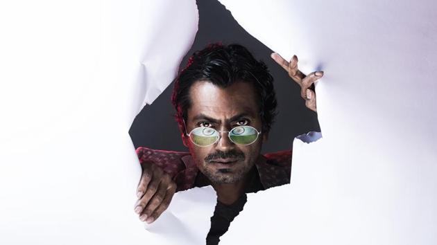 Portrait of actor Nawazuddin Siddiqui in Mumbai’s Raheja Club. Siddiqui was in the news this year not just for his performances, but also his controversial memoir, ‘An Ordinary Life.’ (Aalok Soni / HT Photo) 