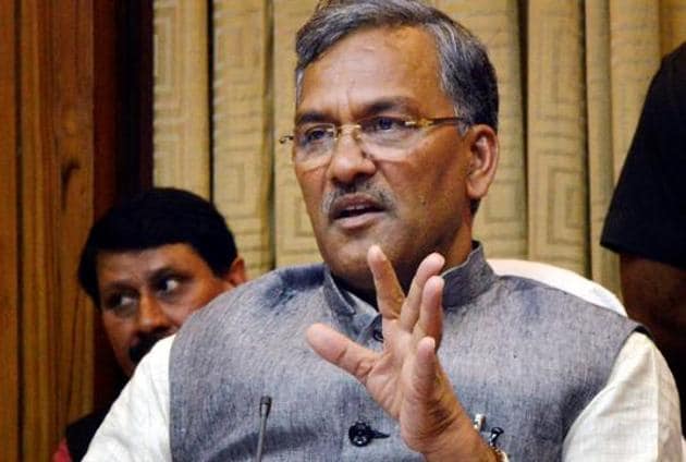 Uttarakhand chief minister Trivendra Singh Rawat has taken a strong exception to the behaviour of General Officer Commanding (GOC) ,Uttarakhand sub area, who “misbehaved” with the chief minister’s staff.(PTI File Photo)