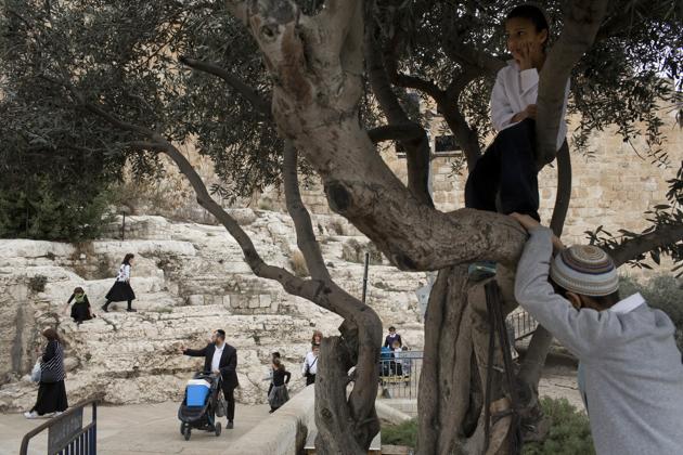 Over the course of its tumultuous 3,000-year history, Jerusalem’s Old City has had many masters, from the ancient Persians and Babylonians all the way up to the modern states of Jordan and Israel. There have been almost as many walls, some torn down by wars or earthquakes. (Oded Balilty / AP) Over the course of its tumultuous 3,000-year history, Jerusalem’s Old City has had many masters, from the ancient Persians and Babylonians all the way up to the modern states of Jordan and Israel. There have been almost as many walls, some torn down by wars or earthquakes. (Oded Balilty / AP)