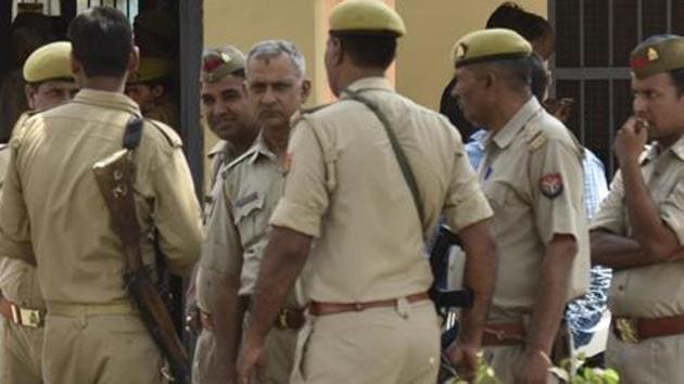 Uttar Pradesh police gunned down three criminals in separate encounters in past two days. (HT File Photo) Uttar Pradesh police gunned down three criminals in separate encounters in past two days. (HT File Photo)