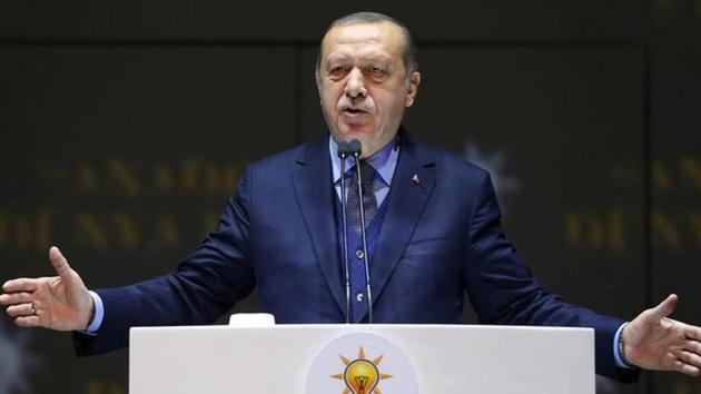 Turkish President Tayyip Erdogan speaks during a meeting in Ankara, Turkey, December 18, 2017. (Reuters) Turkish President Tayyip Erdogan speaks during a meeting in Ankara, Turkey, December 18, 2017. (Reuters)