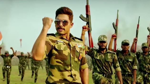Naa Peru Surya First Look Allu Arjun Plays The Role Of Young Angry Soldier In This Action Film Hindustan Times #allu arjun #duvvada jagannadham #song gif #telugu cinema #tollywood #south indian actor #the hindi lungi dance song makes people look like idiots. hindustan times