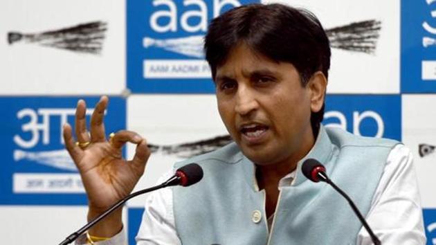 A group of AAP leaders have demanded that Vishwas be fielded from Ajmer in the upcoming Lok Sabha by-elections. (Sushil Kumar/HT FILE) A group of AAP leaders have demanded that Vishwas be fielded from Ajmer in the upcoming Lok Sabha by-elections. (Sushil Kumar/HT FILE)