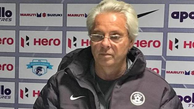 Luis Norton de Matos is pleased with the progress made by Indian Arrows in the I-League so far. (HT file photo) Luis Norton de Matos is pleased with the progress made by Indian Arrows in the I-League so far. (HT file photo)