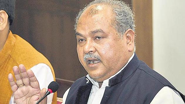 Union minister for mining Narendra Singh Tomar. (HT File Photo) Union minister for mining Narendra Singh Tomar. (HT File Photo)