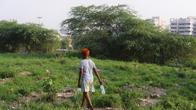 North MCD claims that it has been able to provide access to either an individual toilet or a community toilet within 500 metres from every settlement. (Arun Sharma/HT File Photo) North MCD claims that it has been able to provide access to either an individual toilet or a community toilet within 500 metres from every settlement. (Arun Sharma/HT File Photo)