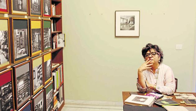Dayanita Singh in her studio at Vasant Kunj. (Mayank Austen Soofi / HT Photo) Dayanita Singh in her studio at Vasant Kunj. (Mayank Austen Soofi / HT Photo)