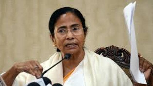 The Bengal chief minister has said that she will fight the saffron camp with her brand of development. (HT Photo) The Bengal chief minister has said that she will fight the saffron camp with her brand of development. (HT Photo)