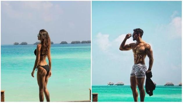 Disha Patani and Tiger Shroff are both in Maldives.(Instagram)