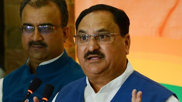 Union health minister JP Nadda (Deepak Sansta/HT File Photo) Union health minister JP Nadda (Deepak Sansta/HT File Photo)