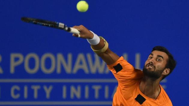 Yuki Bhambri, the country’s top-ranked singles players, outplayed wild card and local boy Arjun Kadhe 6-3, 6-4 in the opening round of the Tata Open Maharashtra. (PTI) Yuki Bhambri, the country’s top-ranked singles players, outplayed wild card and local boy Arjun Kadhe 6-3, 6-4 in the opening round of the Tata Open Maharashtra. (PTI)