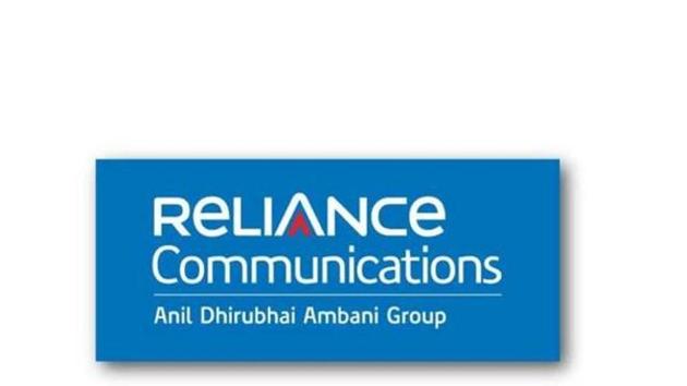 A logo of Reliance Communication.