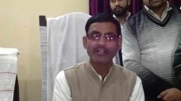 Bharatiya Janata Party MLA Vikram Saini had said our nation is called Hindustan and it belongs to Hindus. (ANI/Twitter) Bharatiya Janata Party MLA Vikram Saini had said our nation is called Hindustan and it belongs to Hindus. (ANI/Twitter)