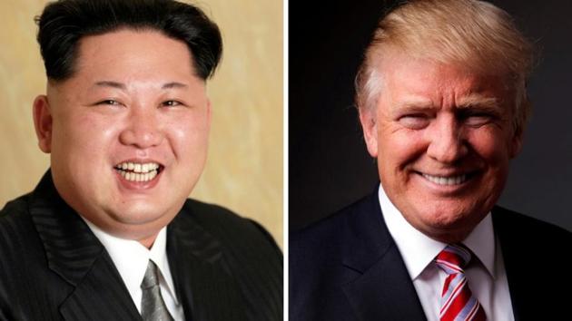 A combination photo shows a Korean Central News Agency (KCNA) handout of Kim Jong Un released on May 10, 2016, and Donald Trump posing for a photo in New York City on May 17, 2016. REUTERS/KCNA handout via Reuters/Files A combination photo shows a Korean Central News Agency (KCNA) handout of Kim Jong Un released on May 10, 2016, and Donald Trump posing for a photo in New York City on May 17, 2016. REUTERS/KCNA handout via Reuters/Files