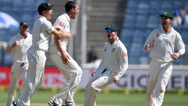 Mitchell Starc (C) will be back for Australian cricket team, led by Steve Smith (2R) against England in the final Ashes Test. (AFP) Mitchell Starc (C) will be back for Australian cricket team, led by Steve Smith (2R) against England in the final Ashes Test. (AFP)