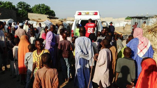 Boko Haram’s eight-year insurgency against the government of Nigeria has spilled into neighbouring Niger, Chad and Cameroon, killing around 20,000 people and displacing more than 2.6 million. (AFP File Photo) Boko Haram’s eight-year insurgency against the government of Nigeria has spilled into neighbouring Niger, Chad and Cameroon, killing around 20,000 people and displacing more than 2.6 million. (AFP File Photo)