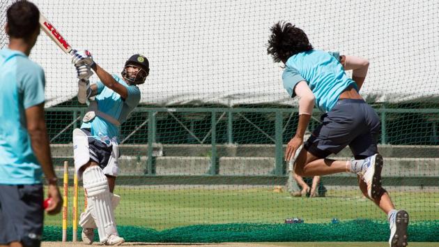 Shikhar Dhawan (C) is likely to partner Vijay and will be expected to blunt the attack with his trademark gusto. (AFP) Shikhar Dhawan (C) is likely to partner Vijay and will be expected to blunt the attack with his trademark gusto. (AFP)