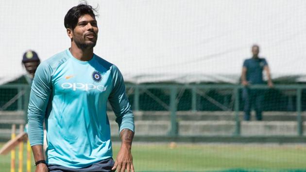 Umesh Yadav will hope to generate some good bounce and movement when he gets the chance to run in. (AFP) Umesh Yadav will hope to generate some good bounce and movement when he gets the chance to run in. (AFP)