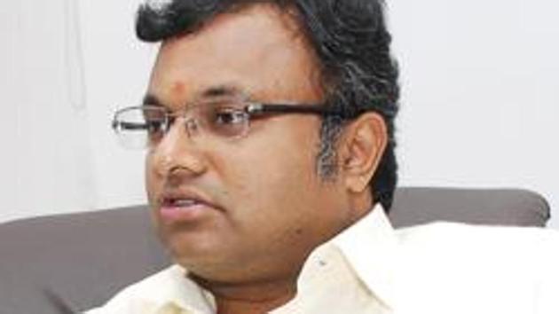 Karti was on November 20, 2017 allowed to travel to the UK from December 1-10 for his daughter’s admission at the Cambridge University. (HT File Photo) Karti was on November 20, 2017 allowed to travel to the UK from December 1-10 for his daughter’s admission at the Cambridge University. (HT File Photo)