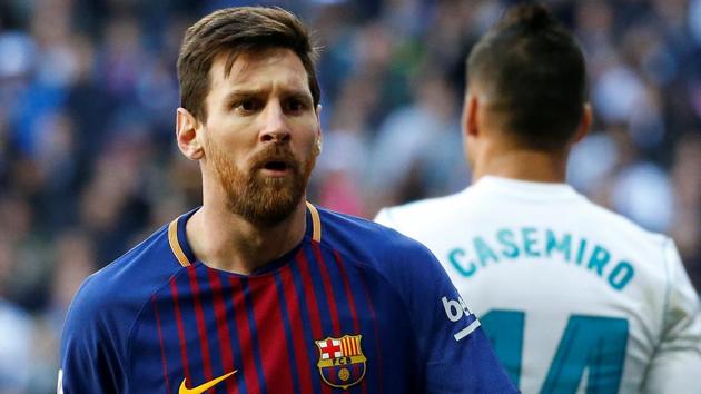 Lionel Messi can leave FC Barcelona if they do not compete in any of Europe’s top four leagues. (REUTERS) Lionel Messi can leave FC Barcelona if they do not compete in any of Europe’s top four leagues. (REUTERS)