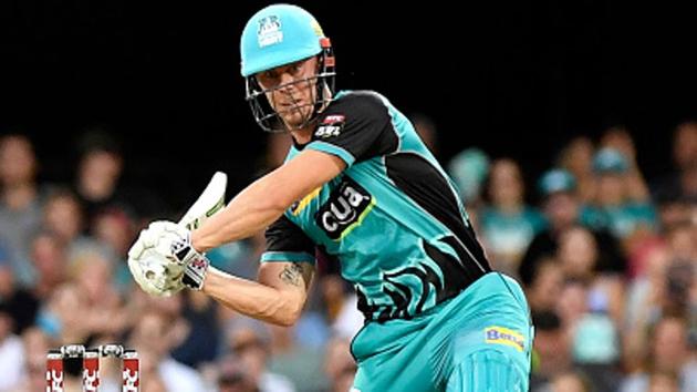 Chris Lynn in action for Brisbane Heat during the Big Bash League match against Perth Scorchers on Friday. (Getty Images) Chris Lynn in action for Brisbane Heat during the Big Bash League match against Perth Scorchers on Friday. (Getty Images)