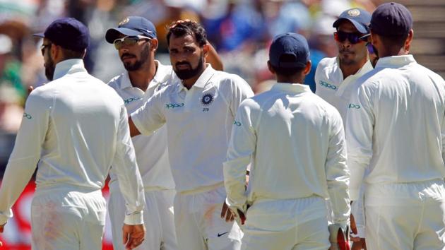 South Africa were bowled out for 286 with Bhuvneshwar Kumar taking four wickets. (REUTERS) South Africa were bowled out for 286 with Bhuvneshwar Kumar taking four wickets. (REUTERS)