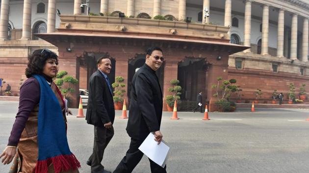 Bharatiya Janata Party leader and grand nephew of Netaji Subhas Chandra Bose, Chandra Kumar Bose, during the on-going winter session of Parliament , in New Delhi on Friday. (PTI) Bharatiya Janata Party leader and grand nephew of Netaji Subhas Chandra Bose, Chandra Kumar Bose, during the on-going winter session of Parliament , in New Delhi on Friday. (PTI)