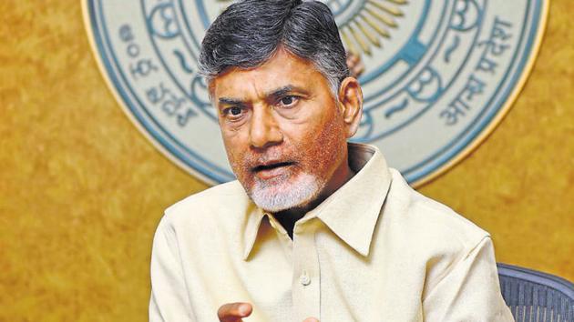 Andhra Pradesh chief minister Chandrababu Naidu called upon the people to take up the construction of toilets as a mass movement. (HT File Photo) Andhra Pradesh chief minister Chandrababu Naidu called upon the people to take up the construction of toilets as a mass movement. (HT File Photo)